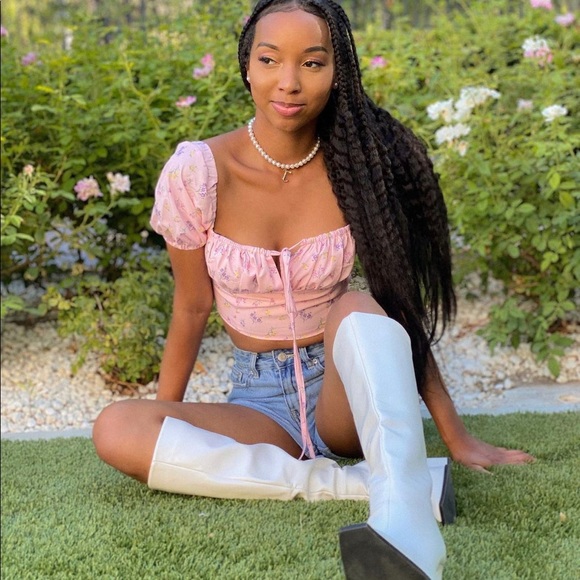 Pink corset top - Picture 4 of 5